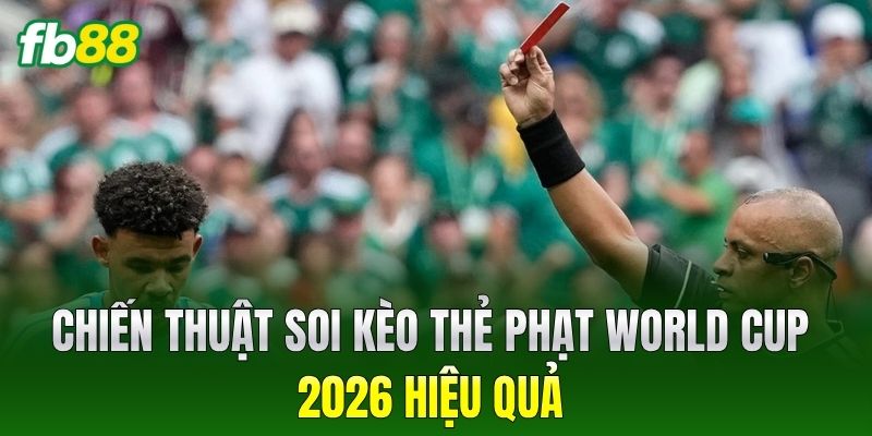 Chiến thuật soi Kèo Thẻ Phạt World Cup 2026 hiệu quả