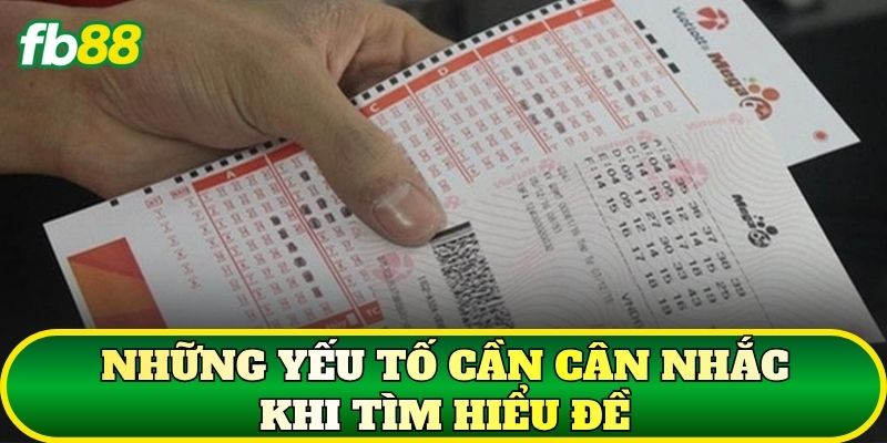 Đề Là Gì? Những Điều Cần Biết Trước Khi Tham Gia 3 Những yếu tố cần cân nhắc khi tìm hiểu Đề