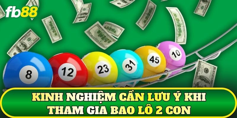 Kinh nghiệm cần lưu ý khi tham gia bao lô 2 con